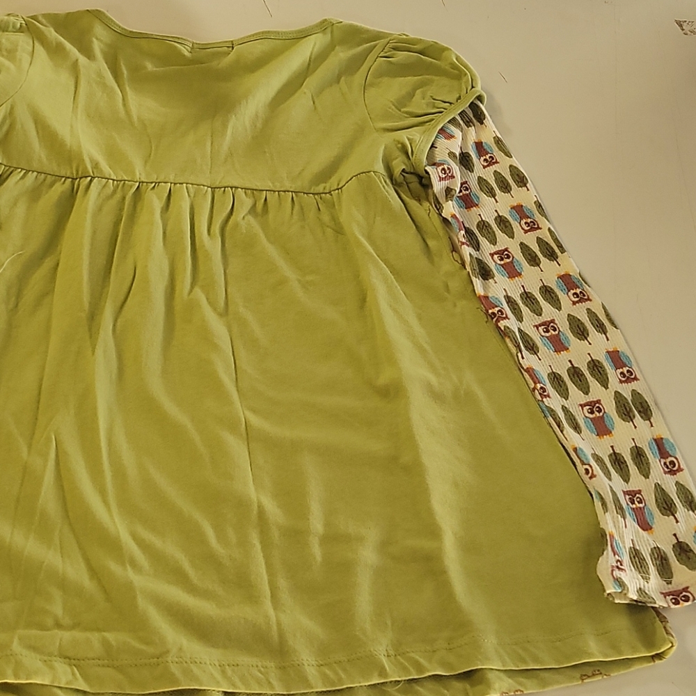 Girls long Sleeve Owl Baby Doll Top 🦉 - Picture 6 of 6